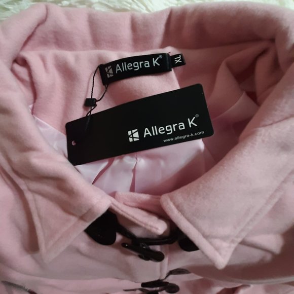 NWT! ALLEGRA K Pink Coat, Size XL / Extra Large - Picture 4 of 9